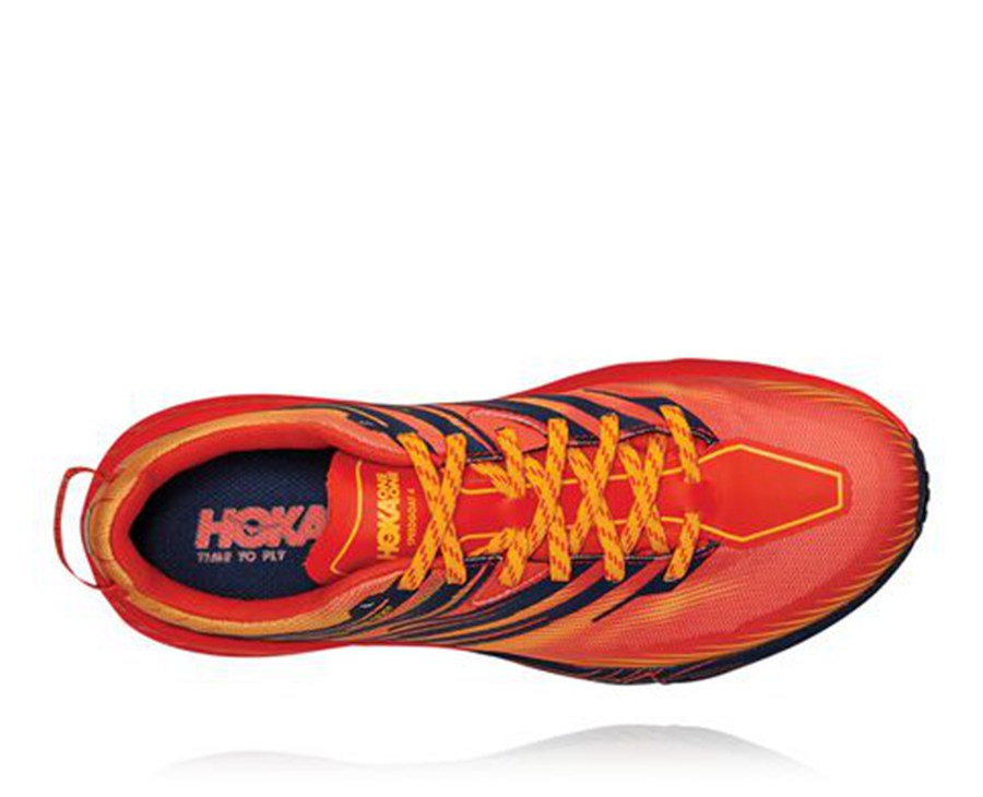 Hoka One One Spor Ayakkabı Erkek Kırmızı - Speedgoat 4 Gore-Tex - NV2104893